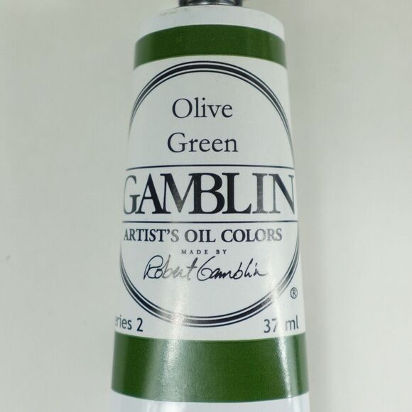 Gamblin Artist Oil Colors Olive Green 37ml Series 2 - Picture 3 of 4